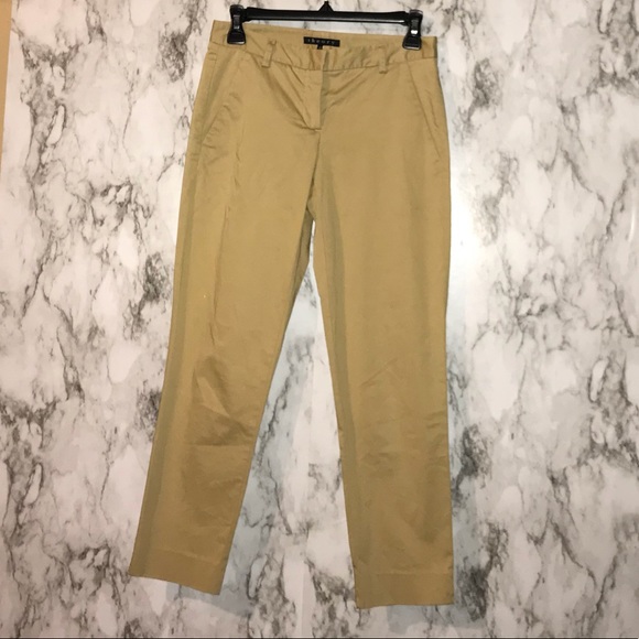 Pants - Theory kaki straight leg pants size 00